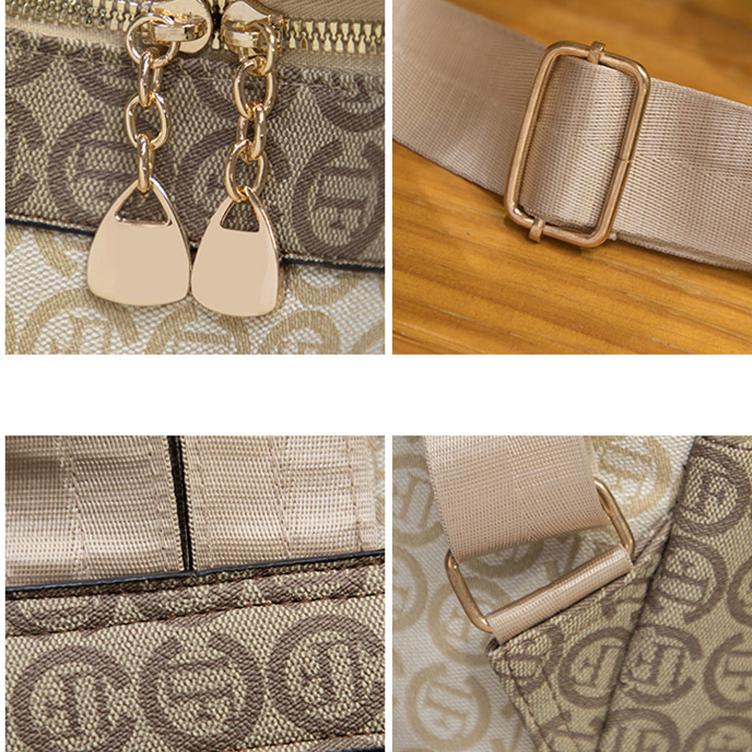 Nový slavný dámský batoh s retro potiskem Batoh Velkokapacitní Cestovní batoh Splash Vysoce kvalitní školní taška přes rameno z PU kůže