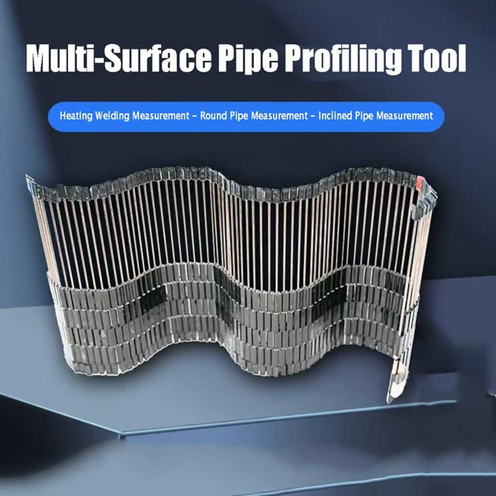 Multi-Surface Pipe Profiling Tool Portable Precision Contour Measurement For Welding, Plumbing, DIY Projects, Floor Laying