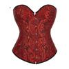 Women's  Sexy LaceBack Zip Corset Top Bustier G-string Body Shapewear