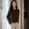 Shexi Wool-Blend Sequined Cropped Knit Sweater