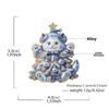 Alloy Cat Brooch Pin Enamel Finish Holiday Brooch New Christmas Cat Brooch  New Year Party