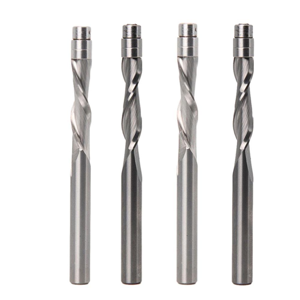 Reliable Spiral Router Bit Crafted from Solid Carbide Material Ensures Smooth Cuts on MDF and Nonferrous Metals