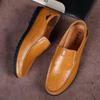 High Quality Leather Men's Moccasins Fashion Brand Men's Flat Shoes 38-47