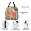 Cartoon cactus  Lunch Bag Insulation Bento Pack Aluminum Foil Rice Bag Meal Pack Ice Pack Student Bento Lunch Handbag