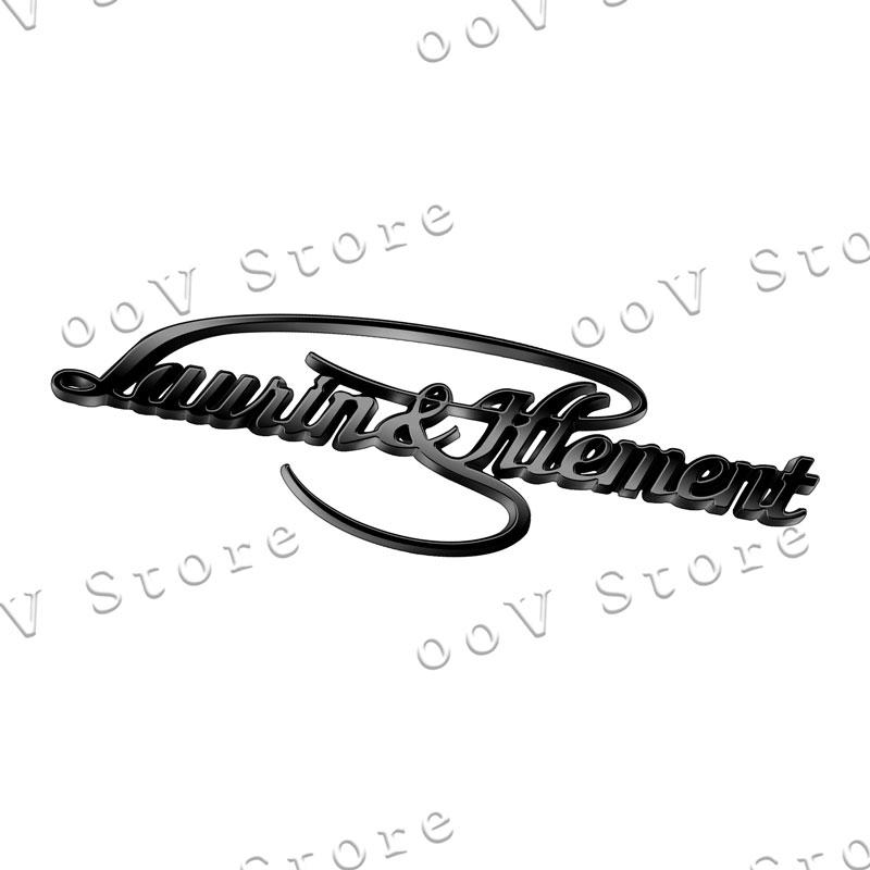 

3D Chrome Metal Laurin & Klement Logo Emblem Car Fender Trunk Badge Sticker For Octavia Rapid Superb 3 Kodiaq Yeti Decor