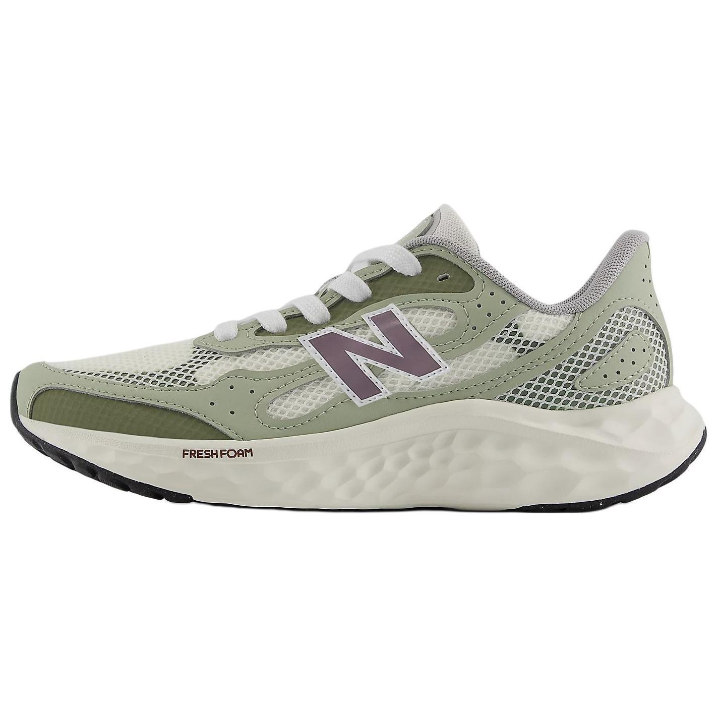 New Balance Fresh Foam Arishi v4 Sea Salt Olivine Dark Olivine Women s Running Shoes WARISTD4 38