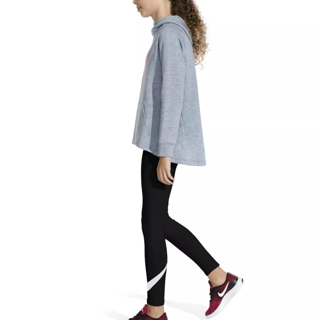 Nike Leggings Logo-Print Slim Fit Lässig Kinder-Leggings Schwarz AR4076-010