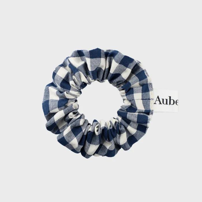 Daily Gingham Check Hair Scrunchie_5 Colors
