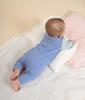 Footless Romper A0BB9 Light White 12 months 74cm [Petit Bateau] Blue/Off