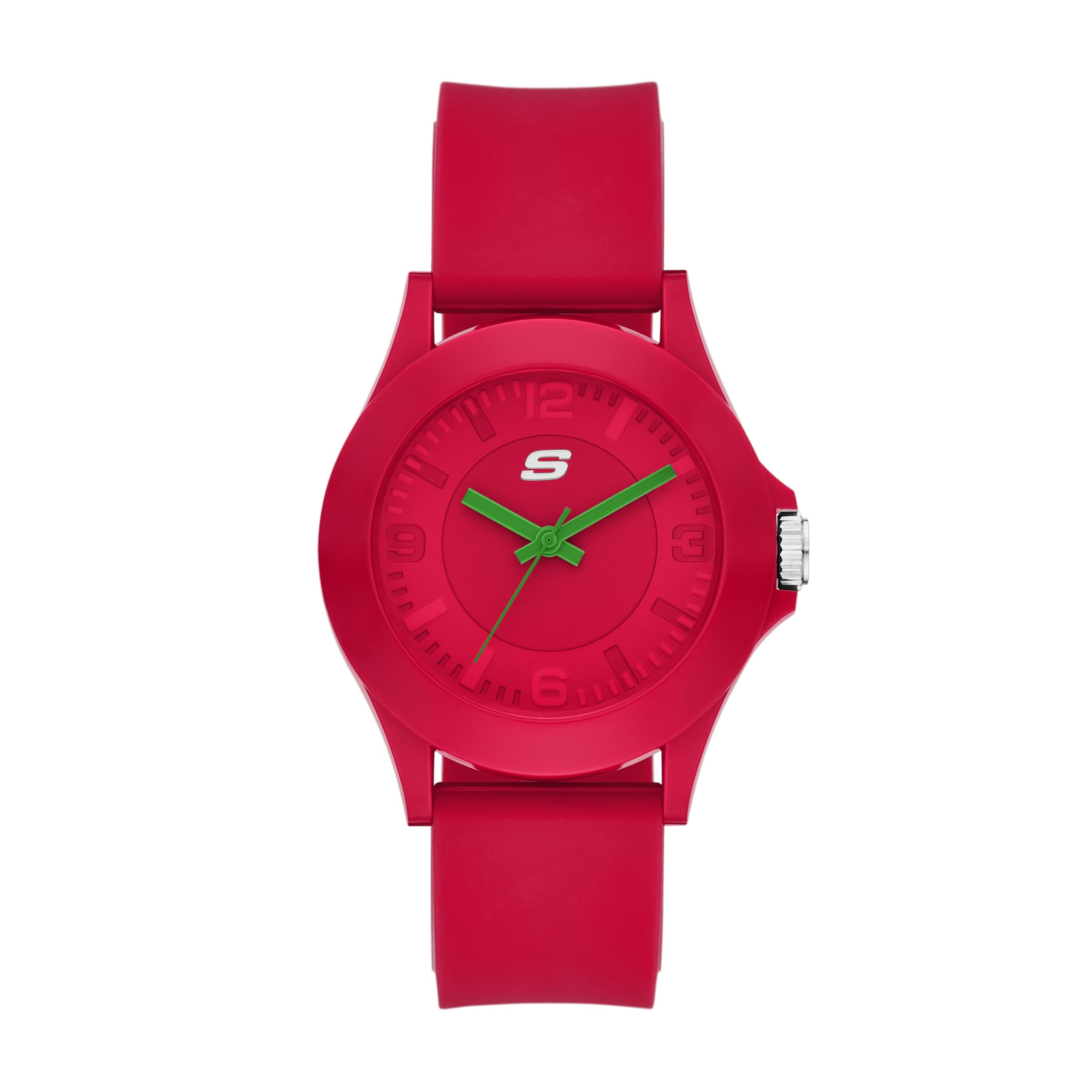 

Skechers Unisex Rosencrans Moroccan Analog Red Silicone SR6371 Watch,