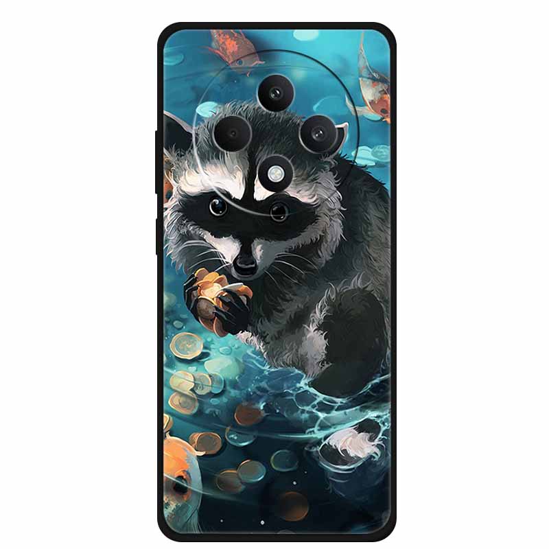 For Oppo Reno12 F 5G Case 12 F 4G Lovely Soft Silicone TPU Painted Cat Phone Cover For Oppo Reno12 FS Back Cases Fundas Bumper
