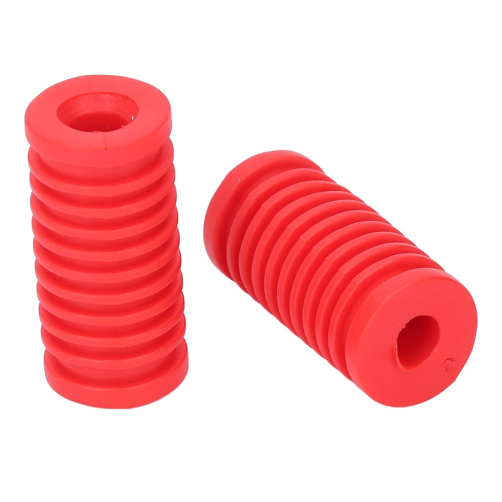 2PCS Motorcycle Gear Shifter Lever Cover Rubber Easy Installation Universal Fit Shift Lever Pedal красный