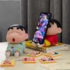 Kawaii Crayon Shin-Chan Boochan Phone Holder Desktop Anime Ornaments Watching Tv Cartoon Phone Support Cute Doll Girls Gift’s