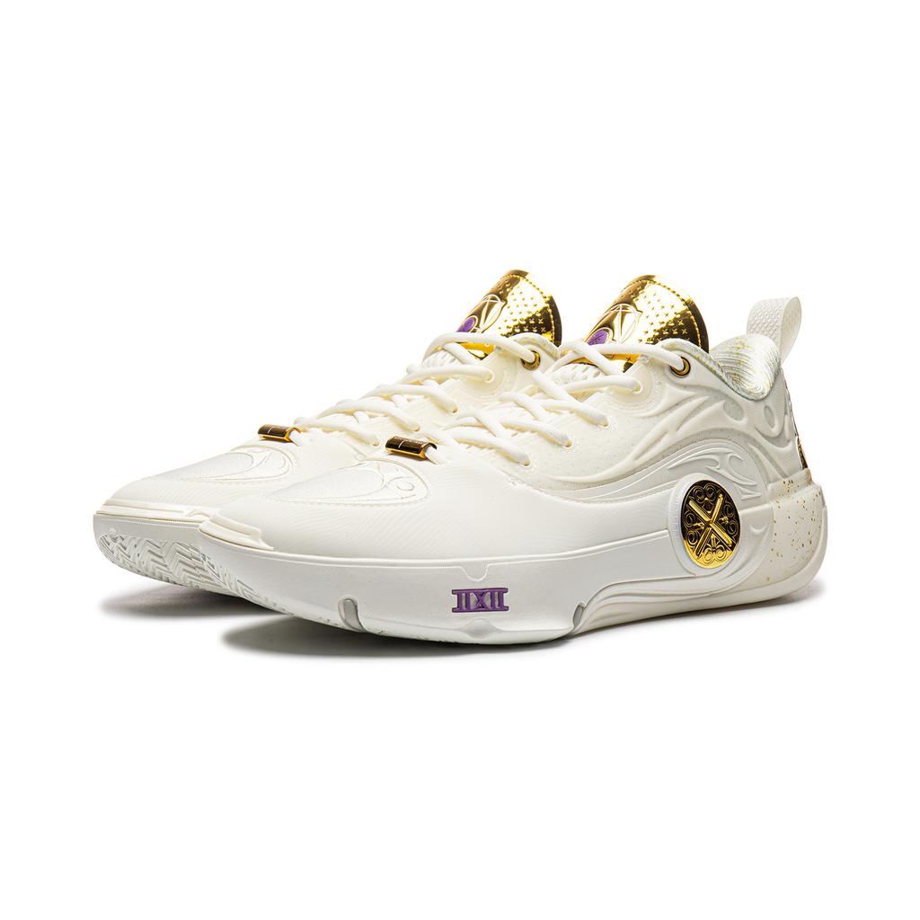 Li Ning Wow 12 Wade 12 Basketball Shoes Men Sneakers White Platinum ABAV085-22