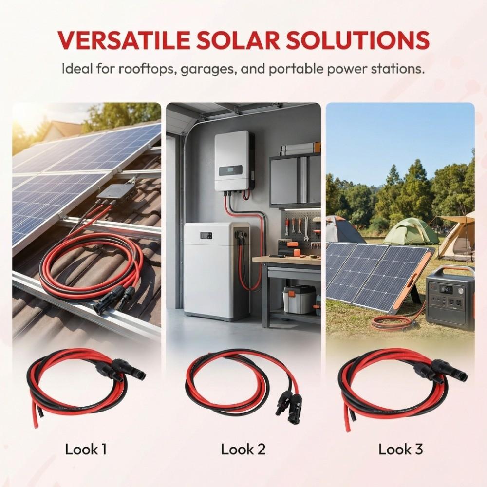 For MC4 Connector PV Cable 2.5mm² Extension Cable Stable For MC4 Connector  Outdoor Power