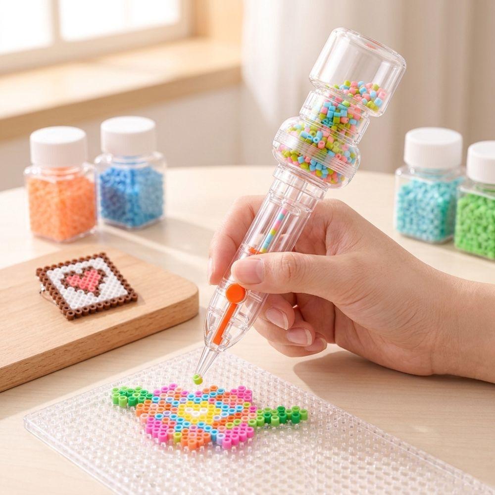 Precision Tip Bead Dispenser Pen Smooth Release DIY Fuse Bead Pen Birthday Gift