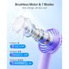 Mini Portable Fan - Rechargeable Handheld Fan, 3 Speeds Personal Small Hand Gifts for Travel Essentials, Lash, Makeup, Eyelash,