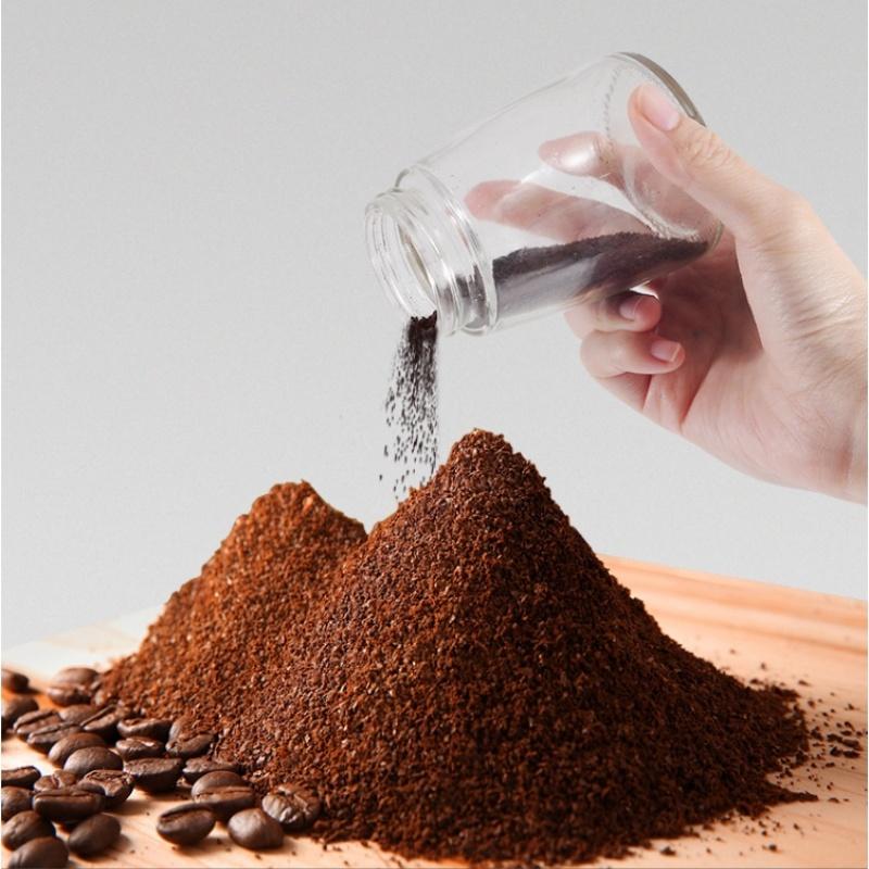 1pc 2025New hand cranked glass coffee grinder, hand cranked coffee grinder, washable ceramic core