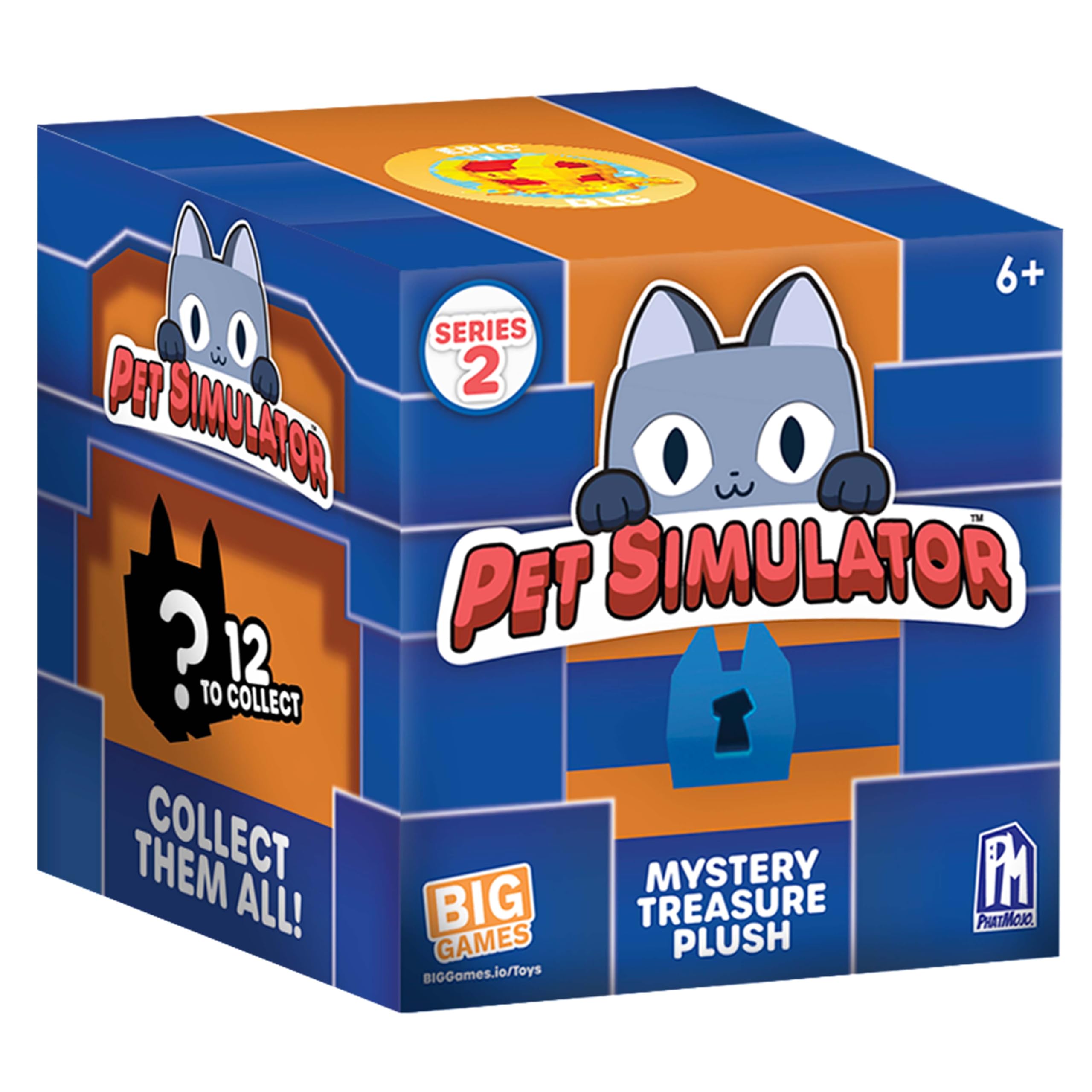 PET Simulator Mystery Pet Treasure Plush Series - (4-inch Tall, 2) [Includes DLC]