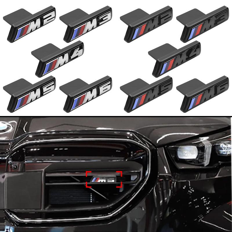 ABS Car Styling M Logo Badge Front Grille Grill Emblem Accessory For BMW M2 M3 M4 M5 M6 G01 E84 E83 G11 G07 G86 F10 G80 E60 F39