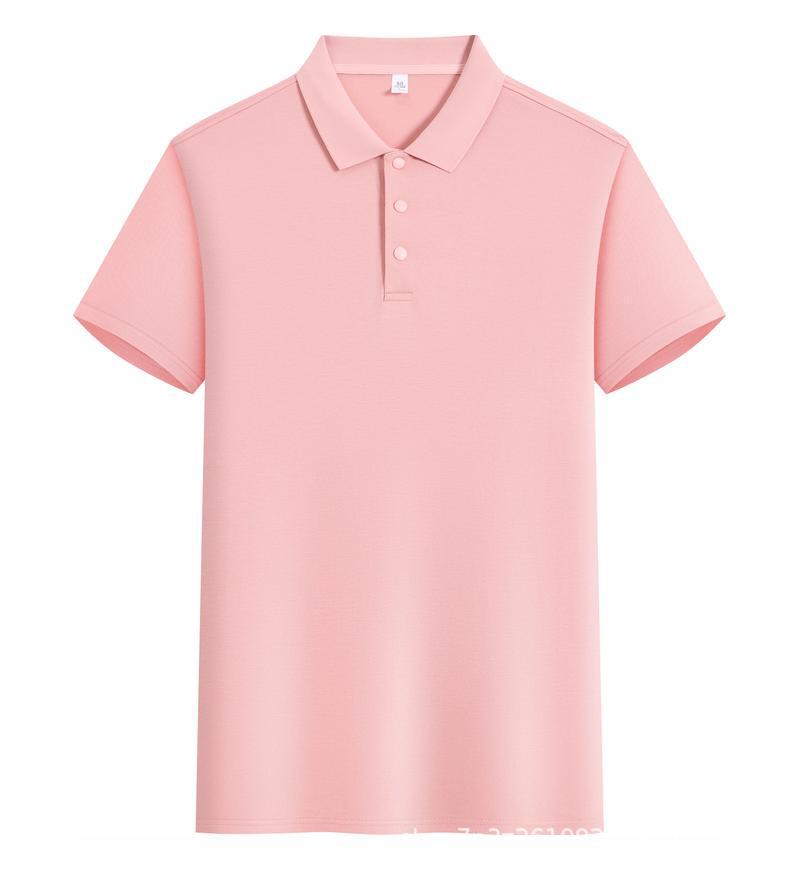 Men's Business Lapel Polo Shirt with Custom Logo Printing