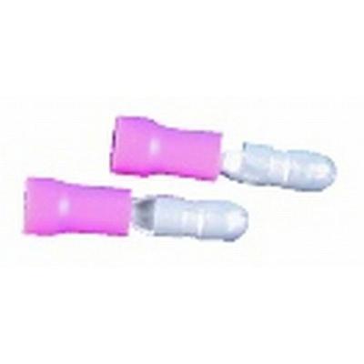 Αρσενικός Ακροδέκτης Καρφωτού Τύπου Κριμπ 4mm 50 τεμ. (το κόκκινο)