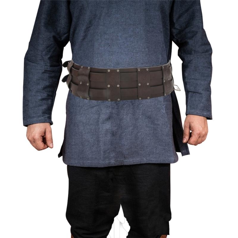 Middle Ages Waistband Perfect for Costume Parties Gatherings Cosplay Brown Belt Embossed Belt Brown Waistband