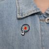 Brooch, Personalized Drip Color Vintage Music Player Styling Brooch Badge