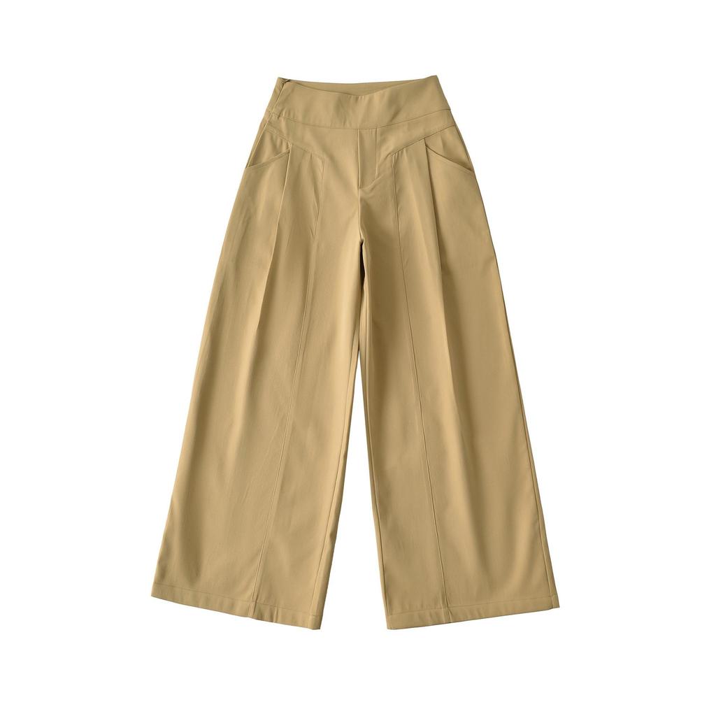Spicy Girl Women's Early Spring Wide-Leg Pants: Fashionable, Simple, Versatile, American-Style Casual Straight-Leg Sports Pants