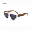 Vintage One Piece Black White Patchwork Sunglasses Women New Fashion  Gradient Rectangle Sun Glasses Ladies Driving Shades
