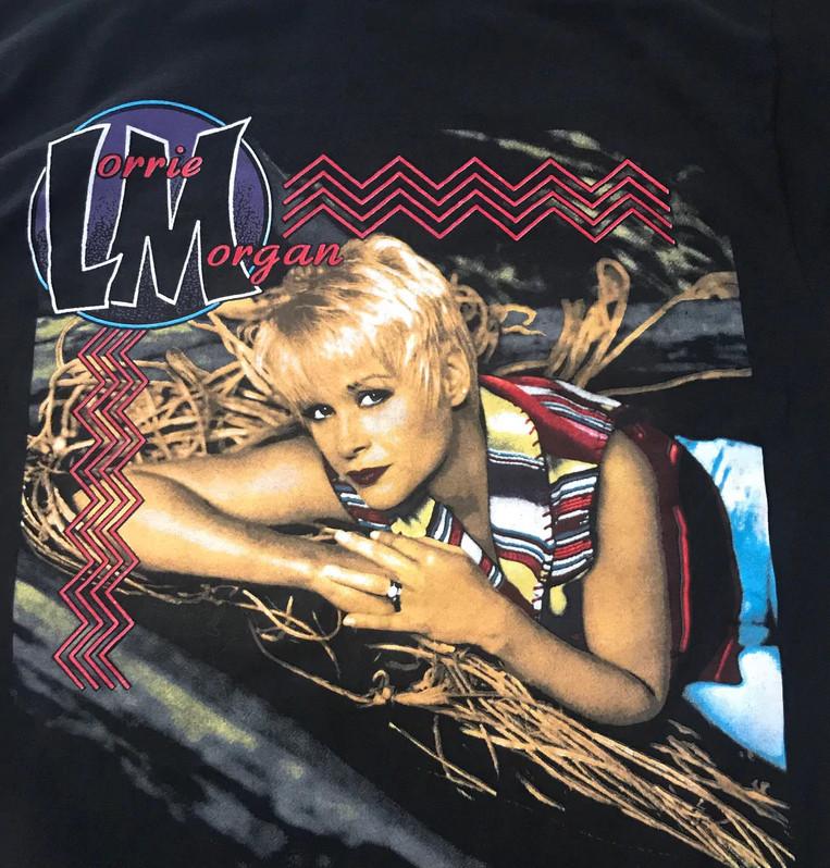 Vintage Lorrie Morgan Concert Tour Cotton Black S-234XL Unisex T Shirt CM444 Unisex T-Shirt L