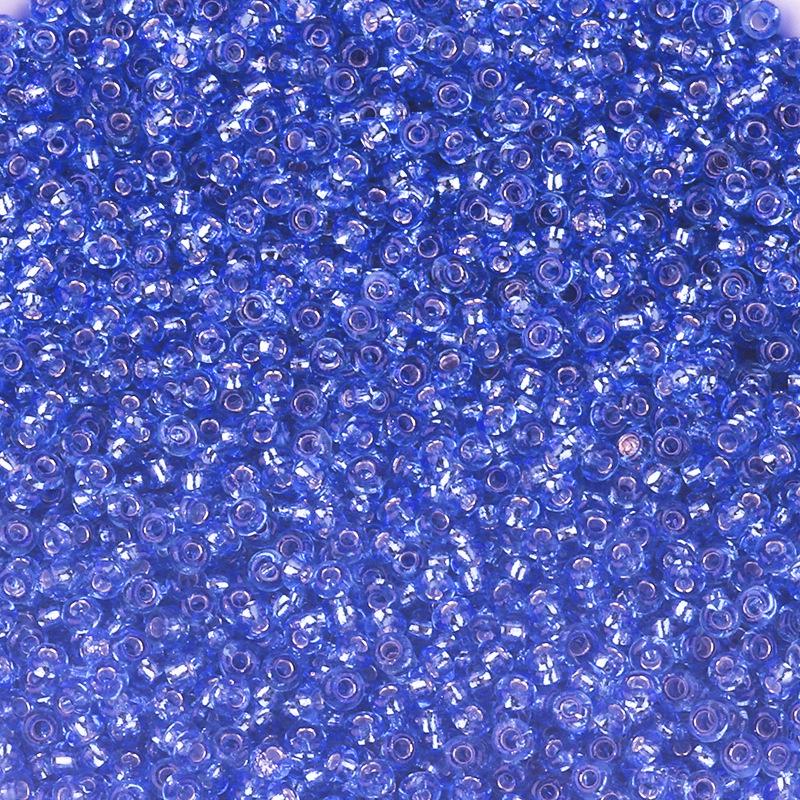 2mm Transparent Silver Core Glass Seed Beads for DIY Jewelry and Accessories