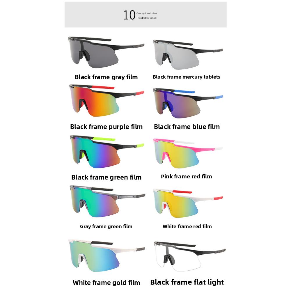 Neue Herren- und Damen-Gleichscheiben-Fahrbrillen Sonnenbrillen Mode Outdoor-Sport-Sonnenbrillen Trend