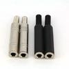 Audio mono/stereo Metal 6.35 mm 6.5  female 1/4 " socket 2 3 pole jack connector plug solder Welded adapter 6.35mm for KTV