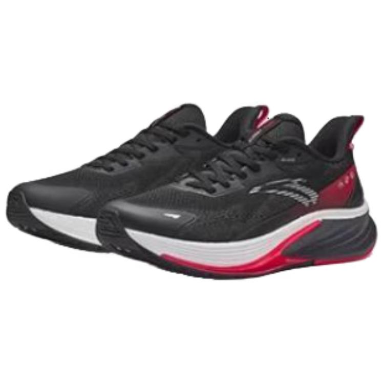 Anta Rocket 6 Casual Comfortable Fabric Non-Slip Wear-Resistant Low-Top Running Shoes Men Sneaker Black Red Gray 112445581-11