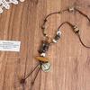 Bohemian Ceramic Necklace: Vintage Ethnic Long Sweater Chain & Zen Choker