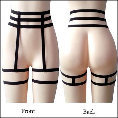 Sexy Cage Underwear Leg Garter Belt Suspender Strap Hollow Harness