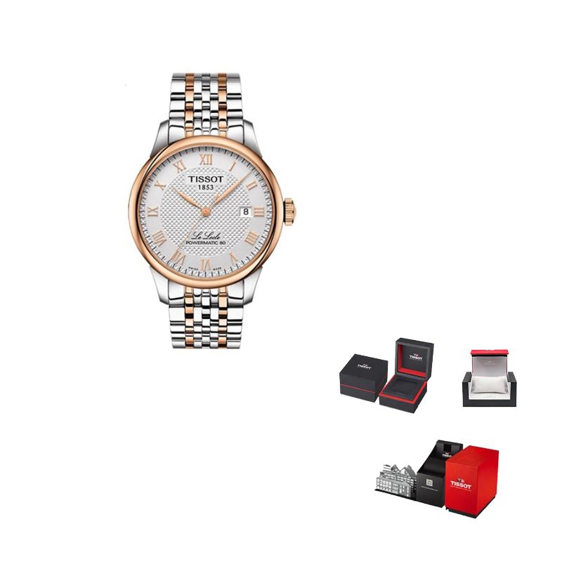 TISSOT Men s Le Locle Collection Watch T006.407.22.033.00 Rose Gold Watch Case