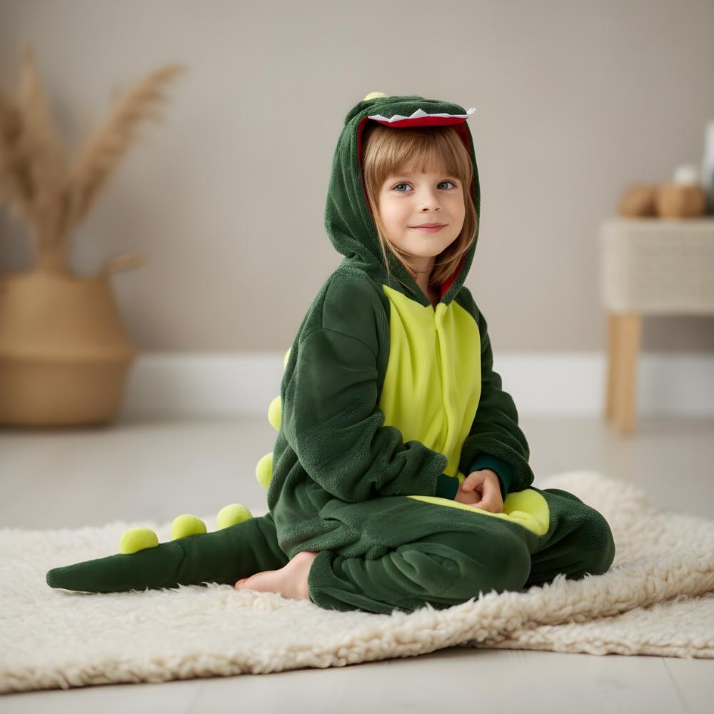 Piżama Onesie Kigurumi Kostium Przebranie Dinozaur 125-135Cm
