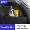 For Honda Civic 10th Car Accessories Car Storage Partitions Both Sides Trunk Storage Organizer Modification Interior