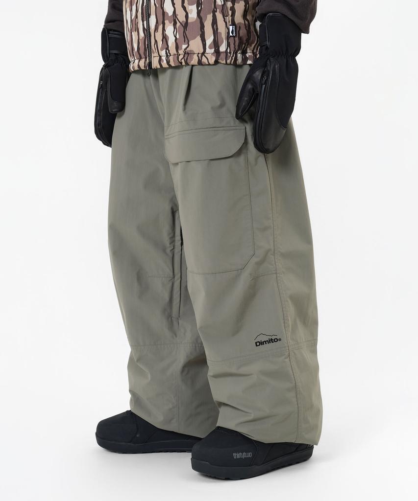 DIMITO Deck Wide Banded Pants (Wide Fit Lv.2) Slate Sage