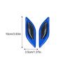 6pcs/Set Car Reflective Stickers Anti-Scratch Carbon Fiber 3D Car Styling Reflective Strips Night Safety Warning Reflector Tape