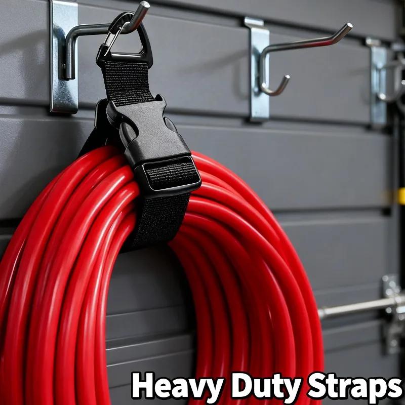 Adjustable Fastening Loop Strap Cable Ties Buckle Self Locking Zip Tie Fastener Reusable Heavy Duty Outdoor Wiring Storage Strap