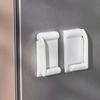 2PCS Paper Towel Rack Kitchen Refrigerator Roll Holder Punch-free Wall-mounted Magnetic Absorption Rack Plastic Wrap Hanger