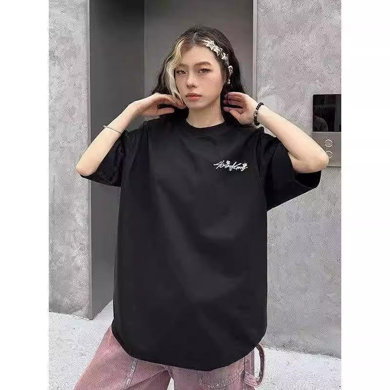 Short Sleeve T Summer T-shirt for Young Men and Women Ins Fashion Brand Street Loose Crew Neck Top Trend Printed All-Matching T T-shirt