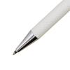 Color Chart Ballpoint Pen Leather-Wrapped (Shell White)