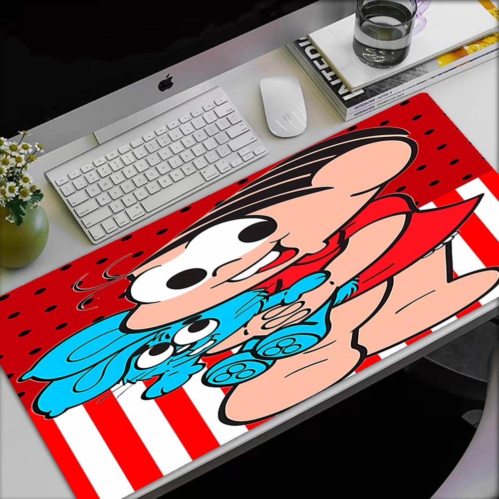Turma da Mônica Theme Mouse Pad, Non Slip Rubber Base, Multifunctional Office & Home Decor, Perfect for Workspace Personalization.