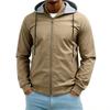 Hooded Zip Up Sweatshirt for Women and Men - Warm Cardigan Jacket