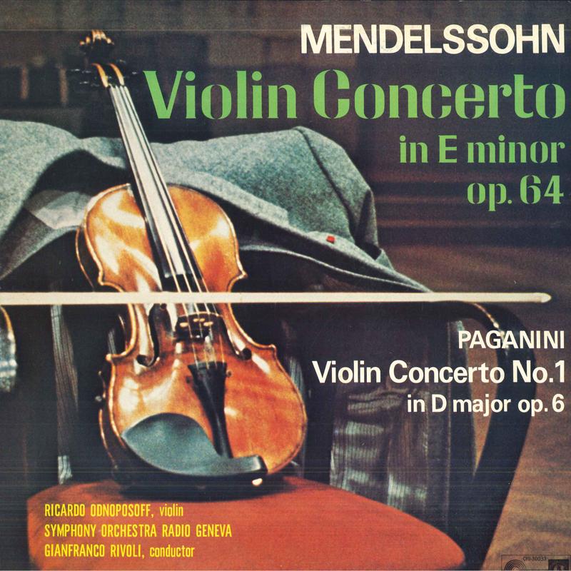 

LP Record MENDELSSOHN, PAGANINI - Violin Concerto In E Minor Op.64 / CHJ30033 CONCERT HALL Japan Classical Used