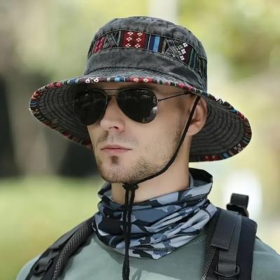 Para Hombres y Mujeres, Protección UV Sombrero de Pescador de Montañismo al Aire Libre